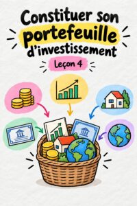 Femme consultant un graphique de portefeuille d'investissement