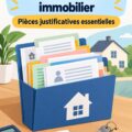 femme préparant son dossier de crédit immobilier avec des documents