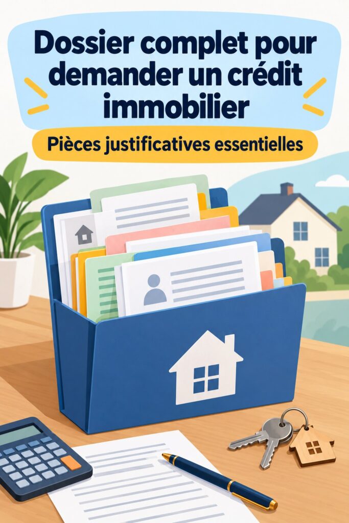 femme préparant son dossier de crédit immobilier avec des documents