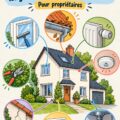 Femme utilisant des outils pour l'entretien de sa maison