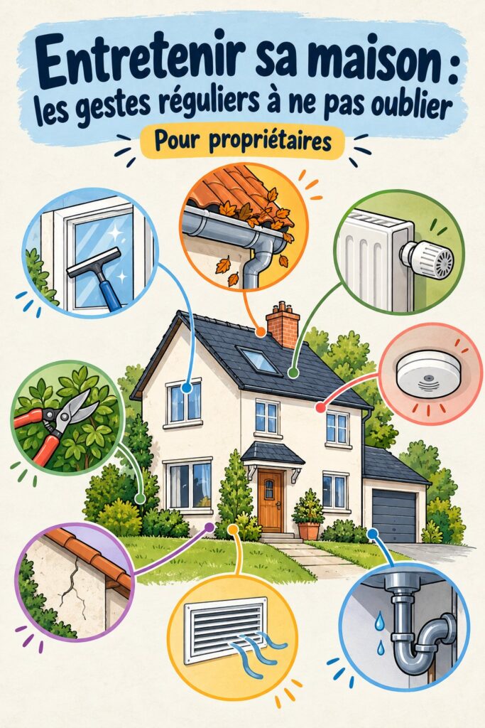 Femme utilisant des outils pour l'entretien de sa maison