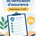Modèles de formulaires de vérification d'assurance disponibles en téléchargement gratuit