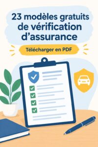 Modèles de formulaires de vérification d'assurance disponibles en téléchargement gratuit