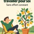 Femme souriante regardant un graphique d'investissement sur son ordinateur