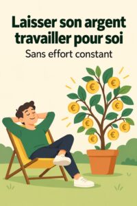 Femme souriante regardant un graphique d'investissement sur son ordinateur