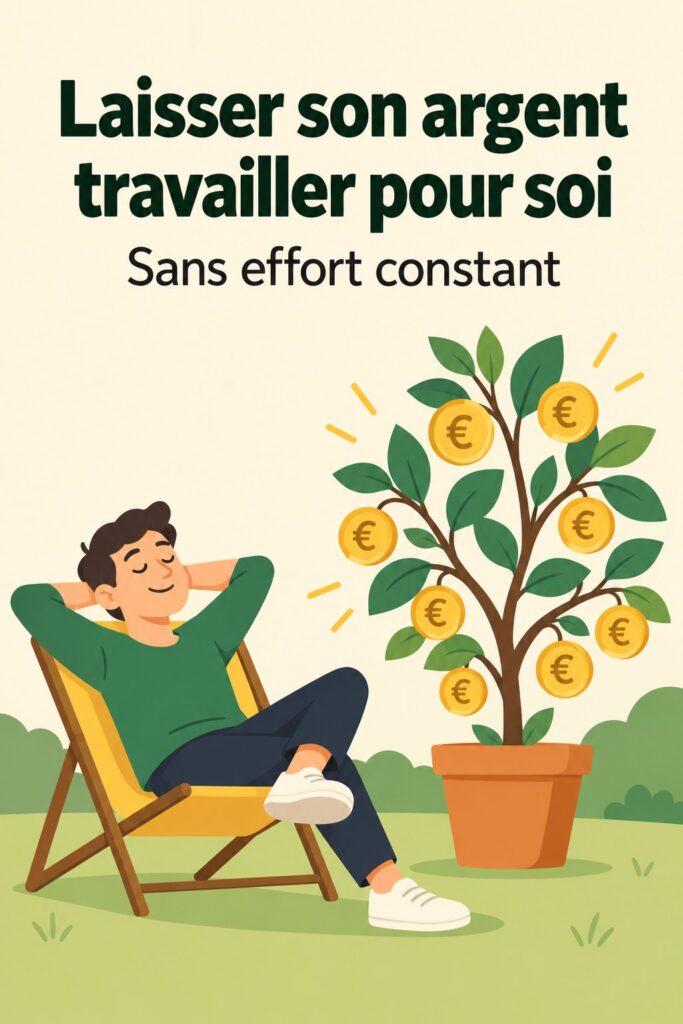 Femme souriante regardant un graphique d'investissement sur son ordinateur