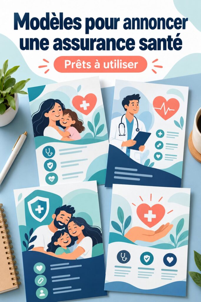 Modèle d'annonce d'assurance santé efficace