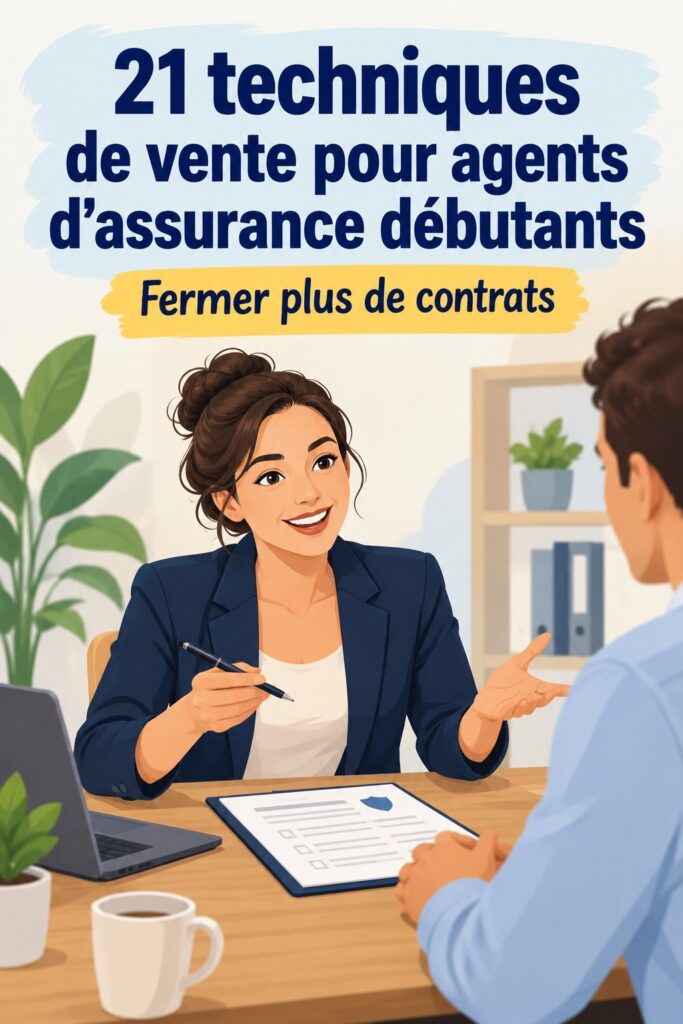 Un agent d'assurance en train de discuter avec un client satisfait, représentant une vente réussie.